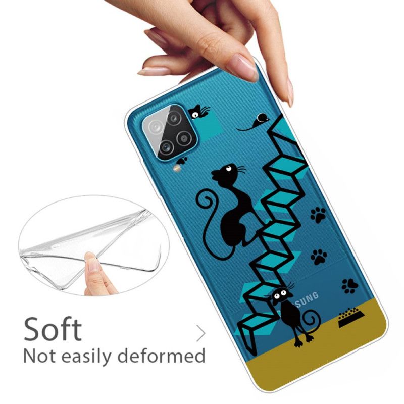 Coque Samsung Galaxy A12 Drôles De Chats