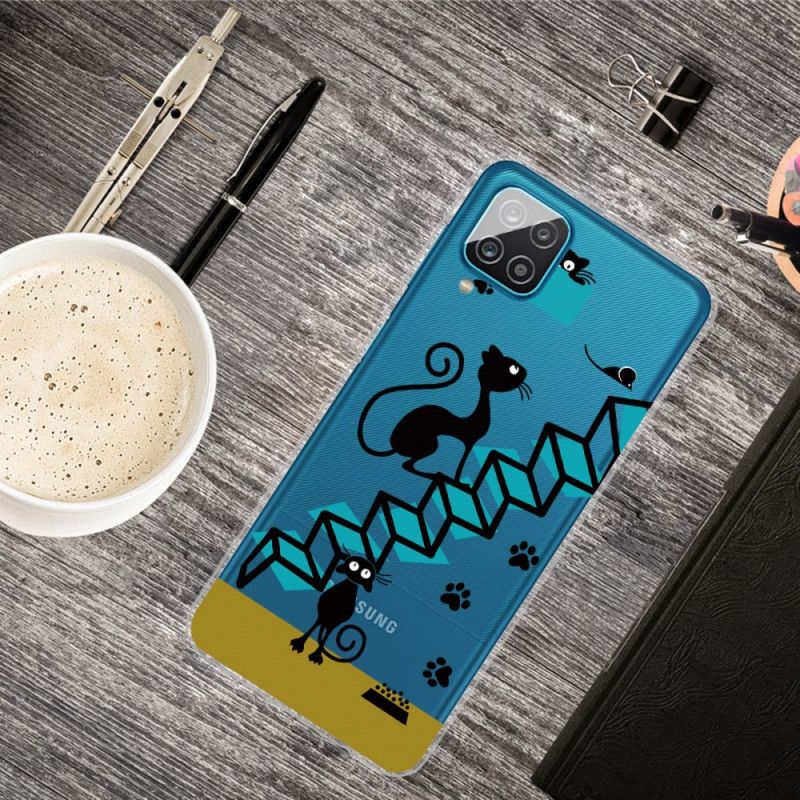 Coque Samsung Galaxy A12 Drôles De Chats