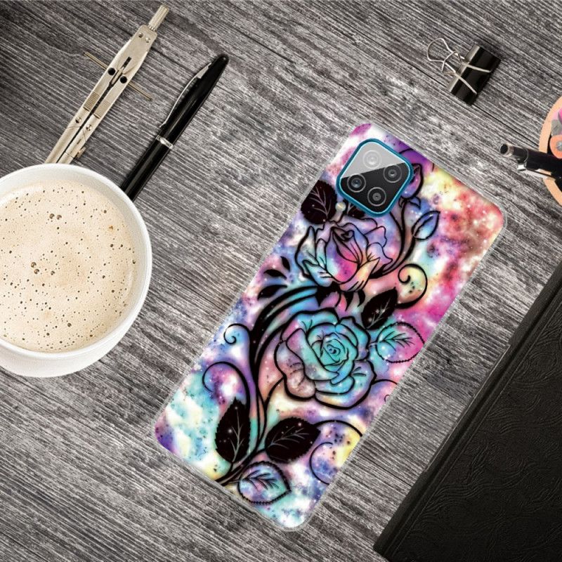 Coque Samsung Galaxy A12 Fleur Graphique