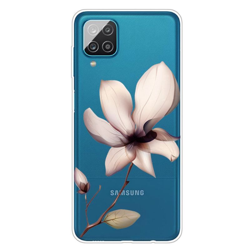 Coque Samsung Galaxy A12 Florale Premium