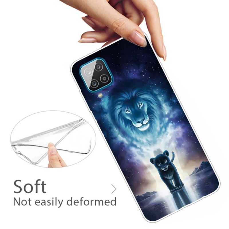 Coque Samsung Galaxy A12 Lionceau