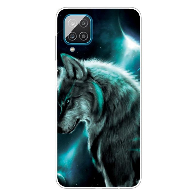 Coque Samsung Galaxy A12 Loup Royal