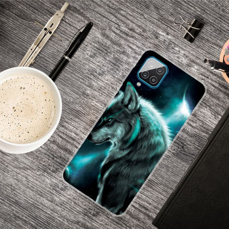 Coque Samsung Galaxy A12 Loup Royal