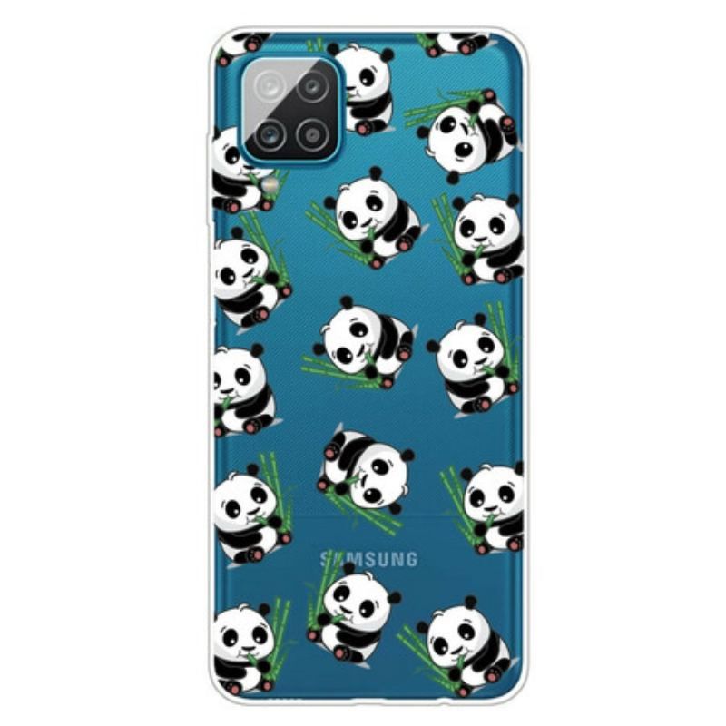 Coque Samsung Galaxy A12 / M12 Petits Pandas