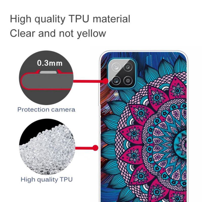 Coque Samsung Galaxy A12 Mandala Coloré