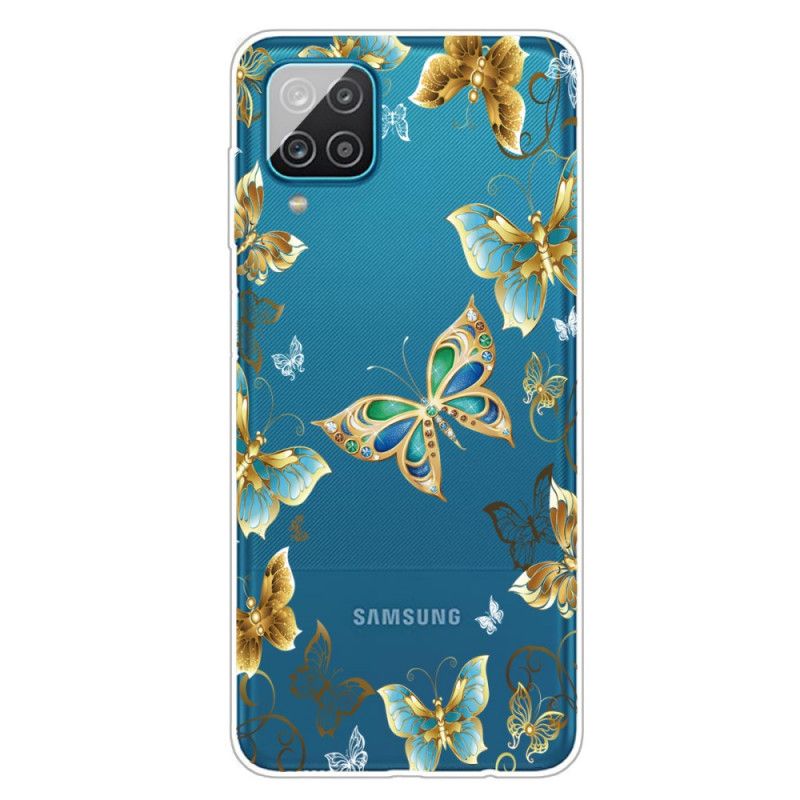 Coque Samsung Galaxy A12 Papillons Design