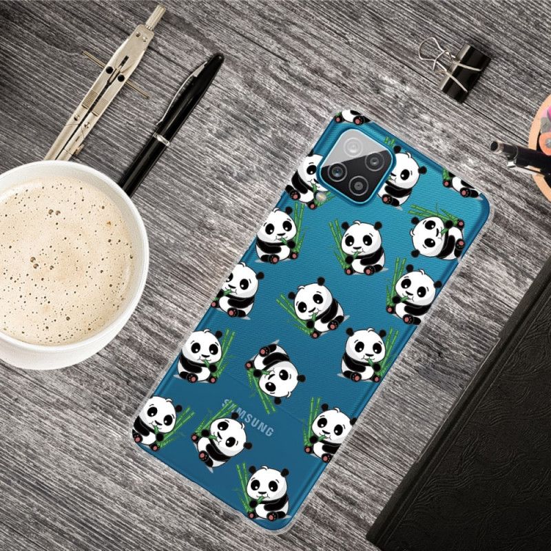 Coque Samsung Galaxy A12 Petits Pandas