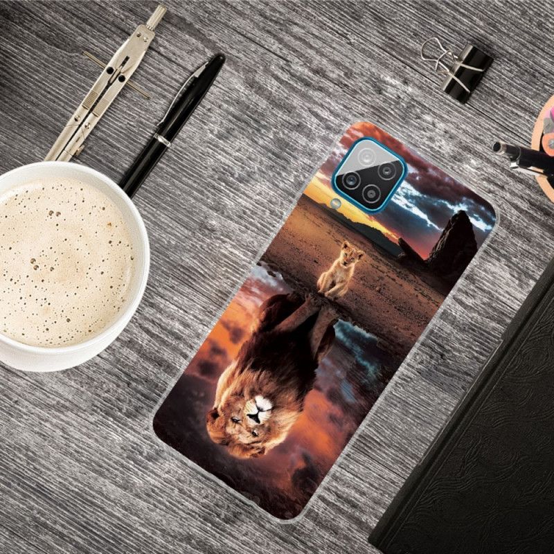 Coque Samsung Galaxy A12 Rêve De Lionceau