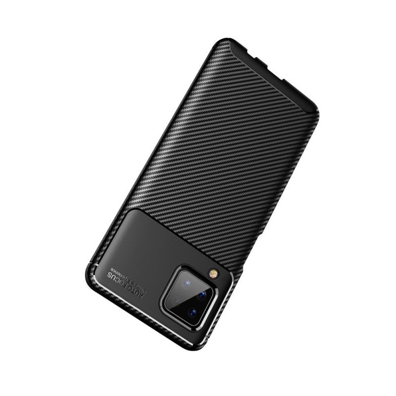 Coque Samsung Galaxy A12 Texture Fibre Carbone Flexible