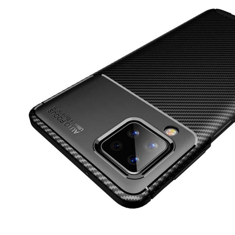 Coque Samsung Galaxy A12 Texture Fibre Carbone Flexible