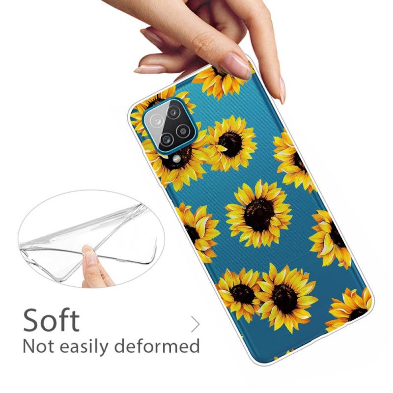 Coque Samsung Galaxy A12 Tournesols