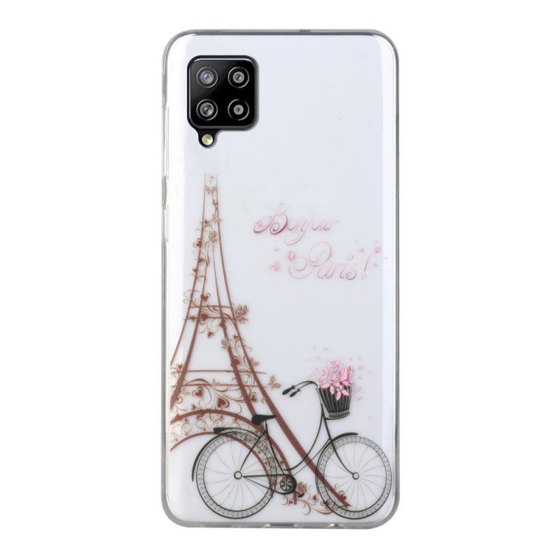 Coque Samsung Galaxy A12 Transparente Bonjour Paris