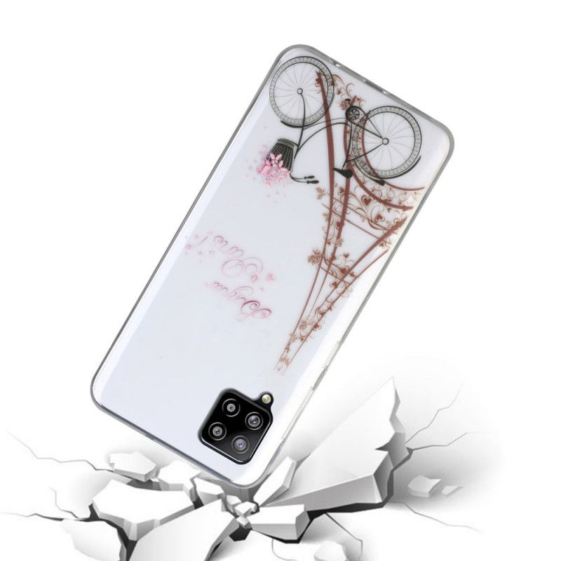 Coque Samsung Galaxy A12 Transparente Bonjour Paris