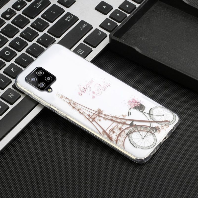 Coque Samsung Galaxy A12 Transparente Bonjour Paris