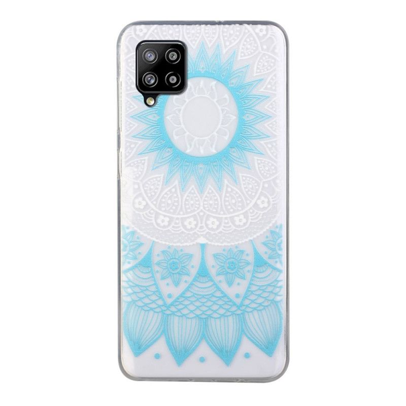 Coque Samsung Galaxy A12 Transparente Mandala Coloré