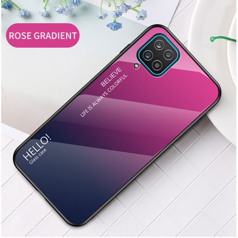 Coque Samsung Galaxy A12 Verre Trempé Hello