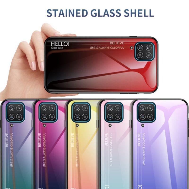 Coque Samsung Galaxy A12 Verre Trempé Hello