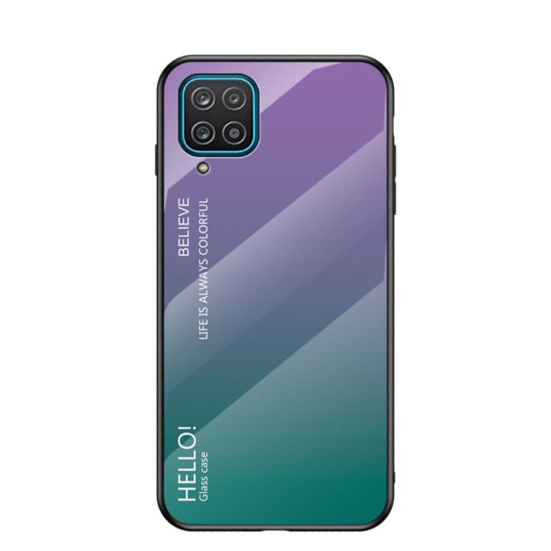 Coque Samsung Galaxy A12 Verre Trempé Hello