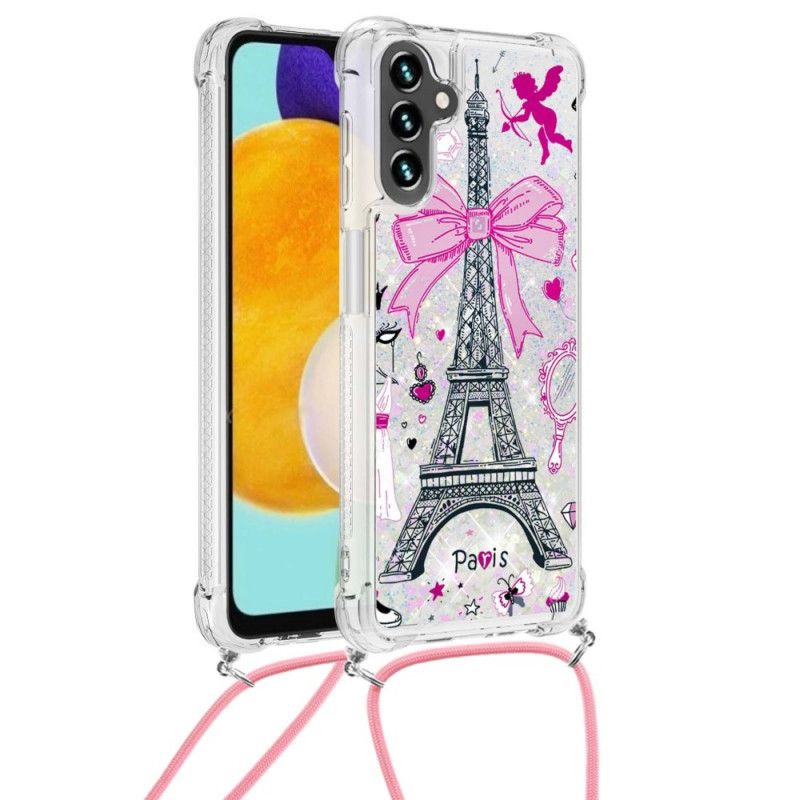 Coque Samsung Galaxy A13 5G À Cordon Tour Eiffel