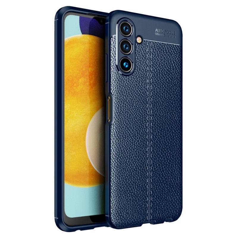 Coque Samsung Galaxy A13 5G / A04s Effet Cuir Litchi Double Line