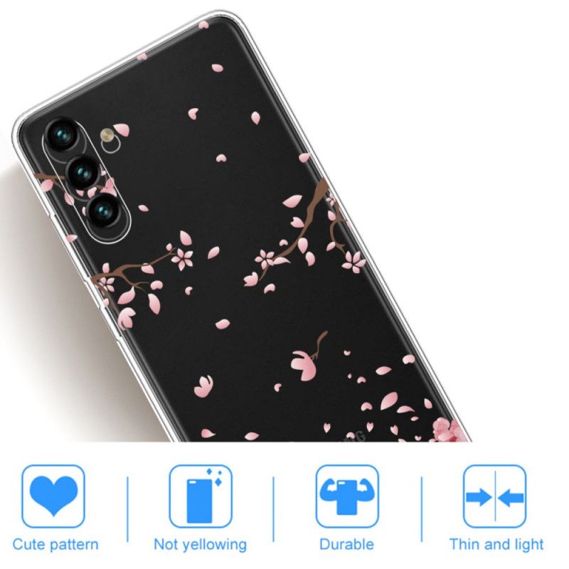 Coque Samsung Galaxy A13 5G Branches À Fleurs