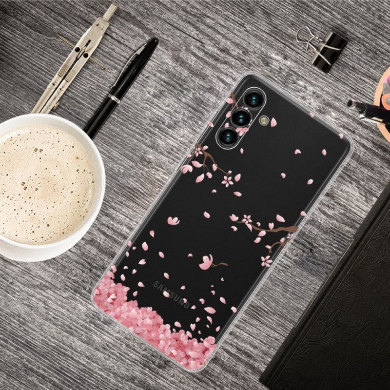 Coque Samsung Galaxy A13 5G Branches À Fleurs