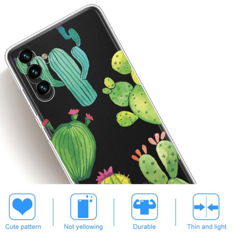 Coque Samsung Galaxy A13 5G Cactus Aquarelle