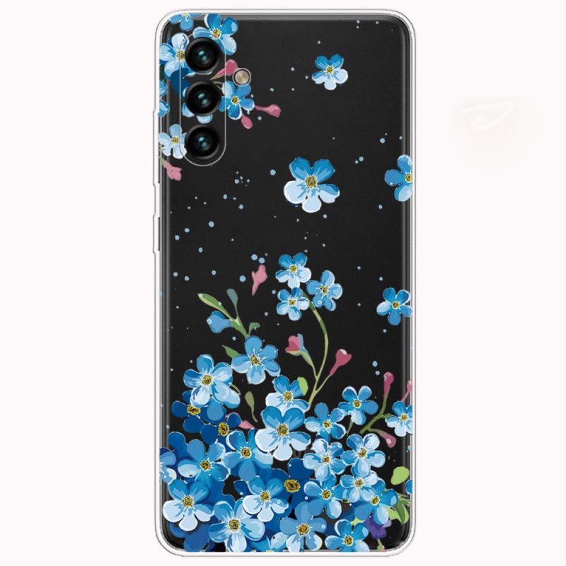 Coque Samsung Galaxy A13 5G Fleurs Bleues