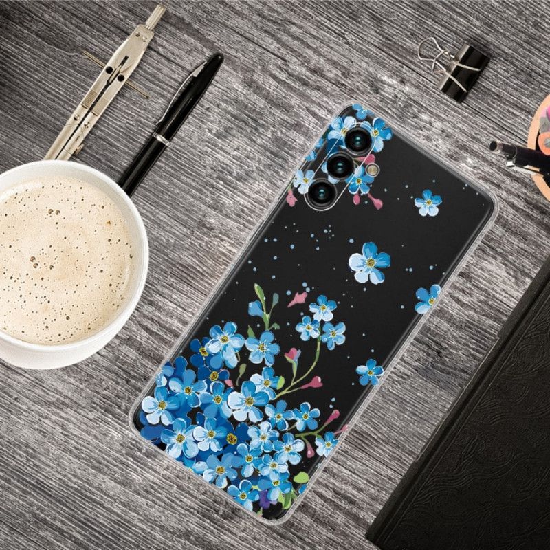 Coque Samsung Galaxy A13 5G Fleurs Bleues