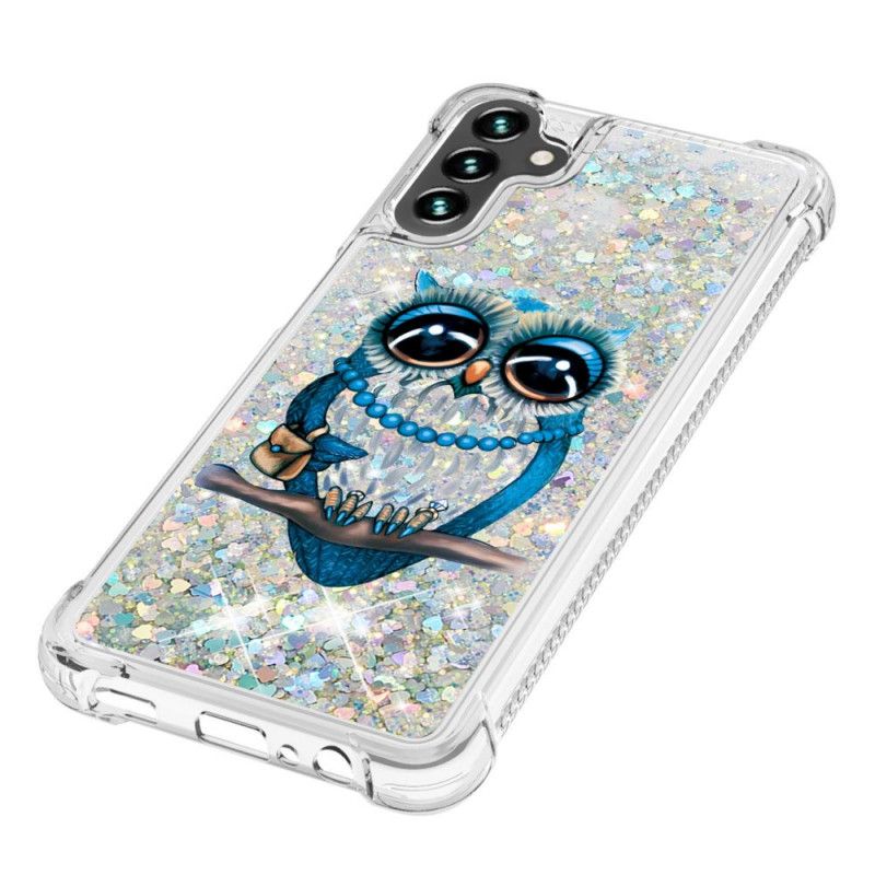 Coque Samsung Galaxy A13 5G Miss Hibou Paillettes