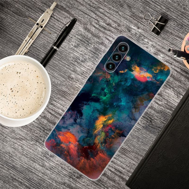 Coque Samsung Galaxy A13 5G Nuages Colorés