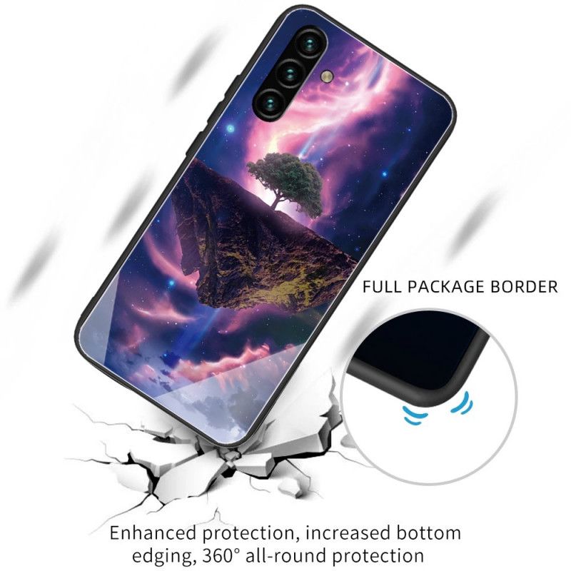 Coque Samsung Galaxy A13 5G Verre Trempé Arbre Du Monde