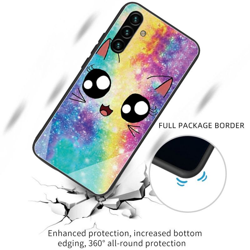 Coque Samsung Galaxy A13 5G Verre Trempé Chat