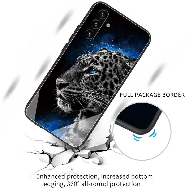 Coque Samsung Galaxy A13 5G Verre Trempé Face De Félin