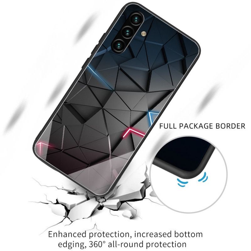 Coque Samsung Galaxy A13 5G Verre Trempé Géométrie