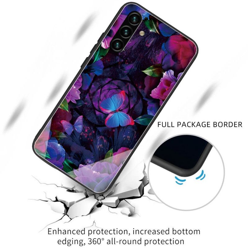 Coque Samsung Galaxy A13 5G Verre Trempé Variation Papillons