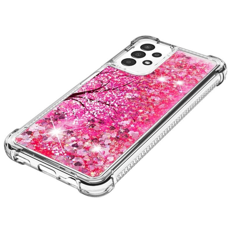 Coque Samsung Galaxy A13 Arbre Paillettes