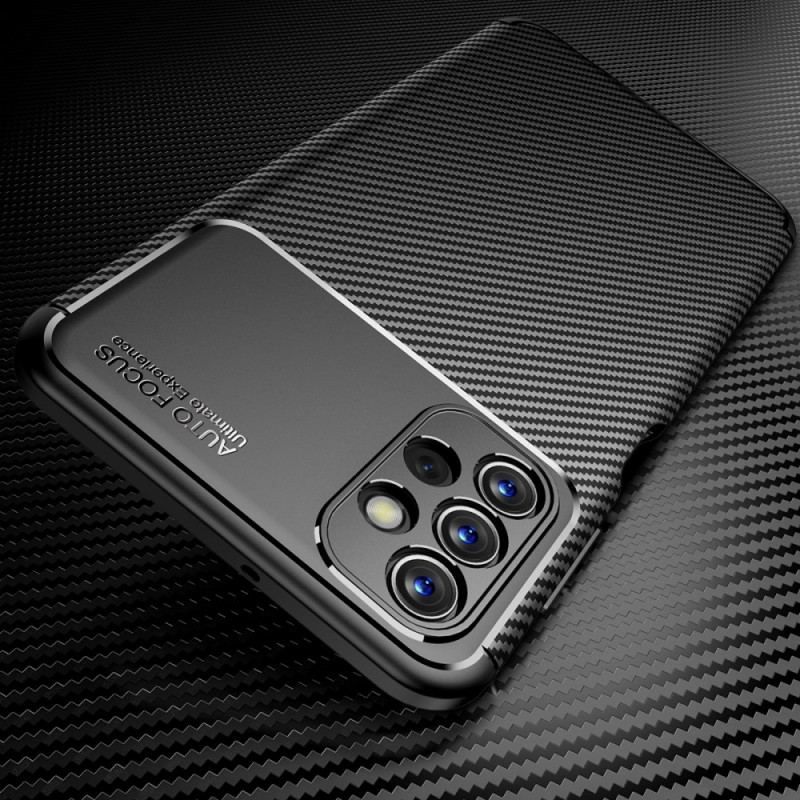 Coque Samsung Galaxy A13 Texture Fibre Carbone Flexible