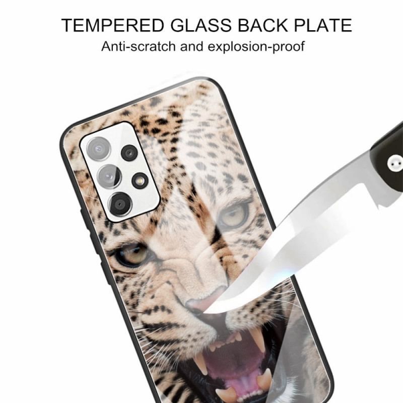 Coque Samsung Galaxy A13 Verre Trempé Léopard