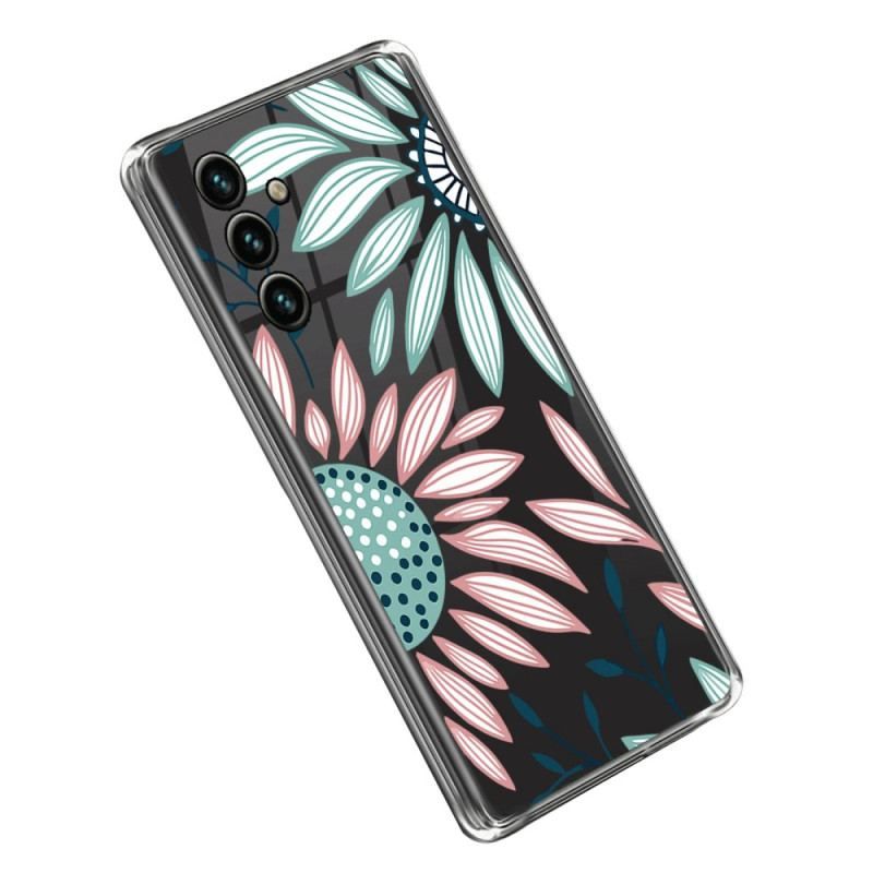 Coque Samsung Galaxy A14 5G / A14 Transparente Florale