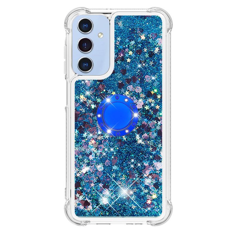 Coque Samsung Galaxy A17 4G / 5G Anneau-Support Paillettes