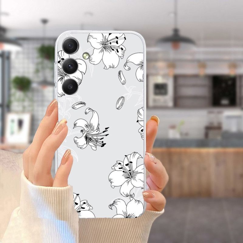 Coque Samsung Galaxy A17 4G / 5G Fleurs Blanches