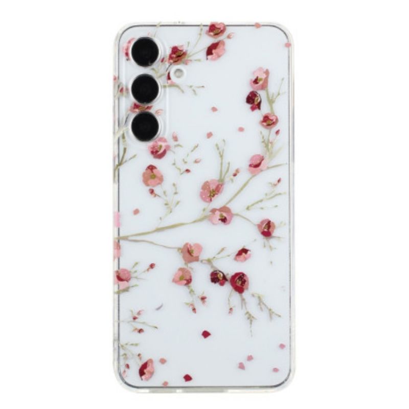 Coque Samsung Galaxy A17 4G / 5G Florale Rouge