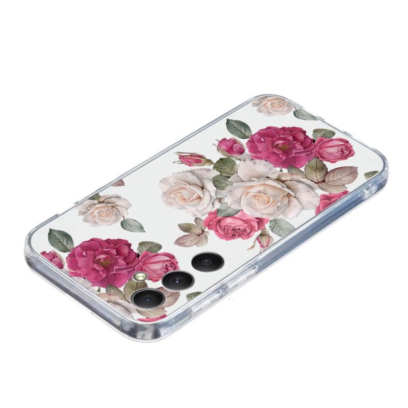Coque Samsung Galaxy A17 4G / 5G Motif Pivoine
