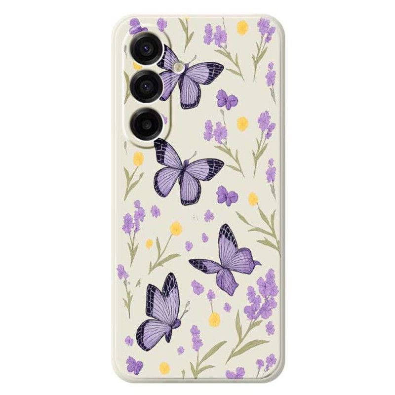 Coque Samsung Galaxy A17 4G / 5G Papillons Violets