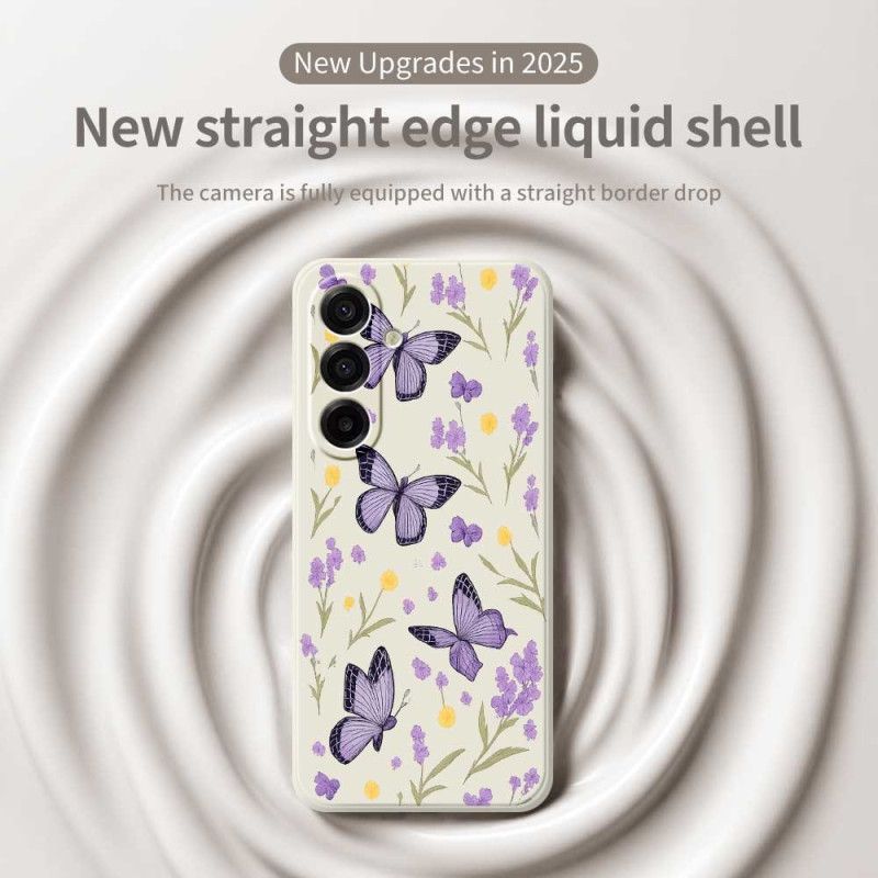 Coque Samsung Galaxy A17 4G / 5G Papillons Violets