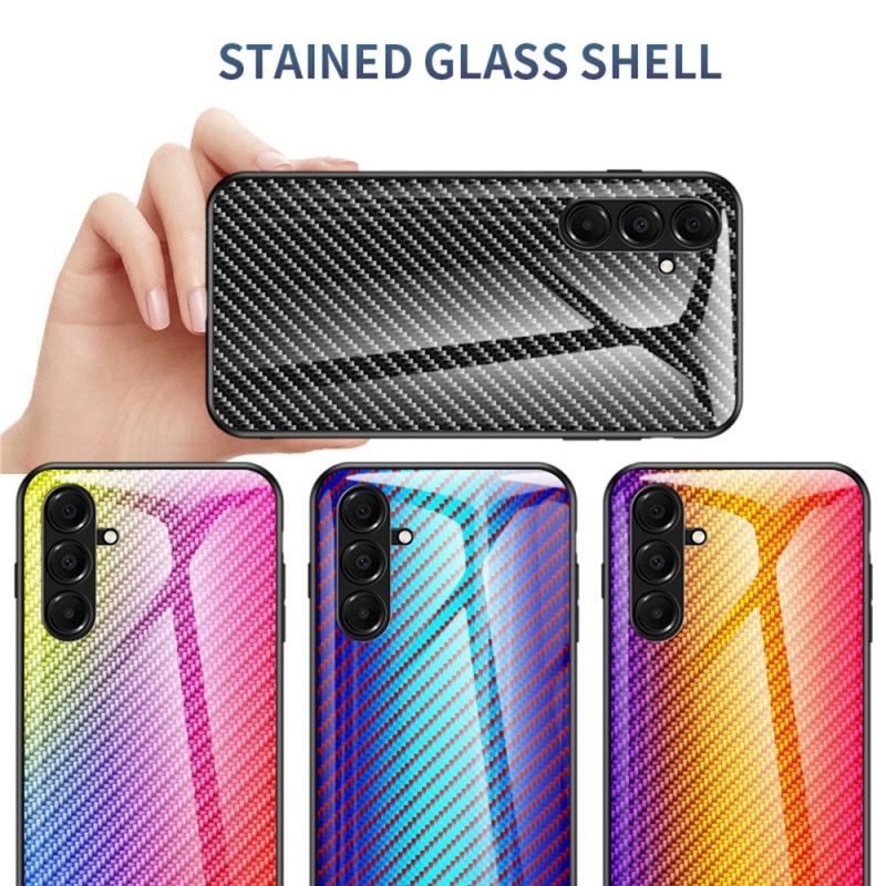 Coque Samsung Galaxy A17 4G / 5G Verre Trempé Fibre Carbone