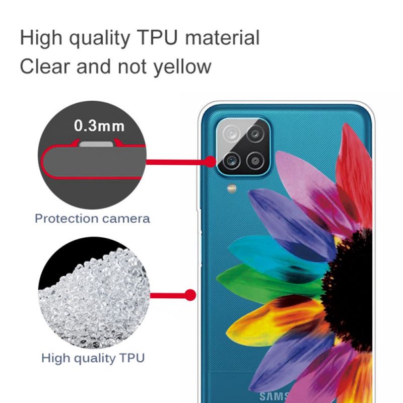 Coque Samsung Galaxy A2 Fleur Colorée