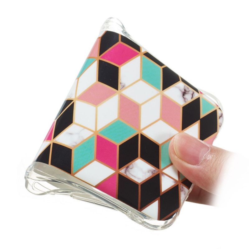 Coque Samsung Galaxy A20e Cubes Colorés