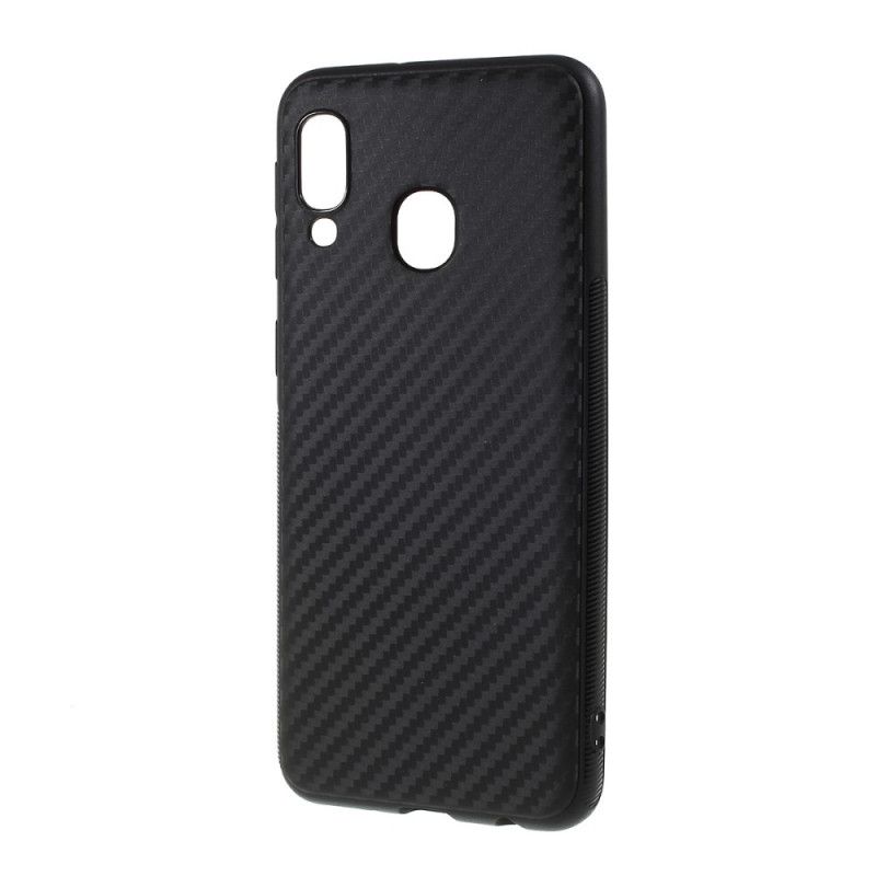 Coque Samsung Galaxy A20e Fibre Carbone